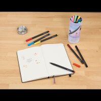 FABER-CASTELL Grip Dose Fineliner farbsortiert 0,4 mm, 15...