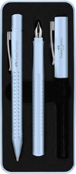 FABER-CASTELL Schreibset Grip 2010 blau