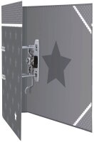 HERMA Stars Motivordner grau mit Bordüre 7,0 cm DIN A4