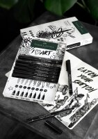 FABER-CASTELL Pitt Artist Pen  Handlettering-Set schwarz, 1 Set