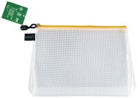 FolderSys Reißverschlussbeutel DIN A5 transparent/gelb 0,28 mm, 1 St.