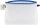 FolderSys Reißverschlussbeutel DIN A4 transparent/blau 0,28 mm, 1 St.