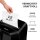 AKTION: Fellowes Powershred LX85 Aktenvernichter mit Partikelschnitt P-4, 4 x 40 mm, bis 12 Blatt, schwarz mit 25 Euro CashBack