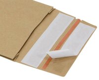 BONG Faltentaschen e-Green ca. DIN C5 ohne Fenster braun mit 4,0 cm Falte, 250 St.
