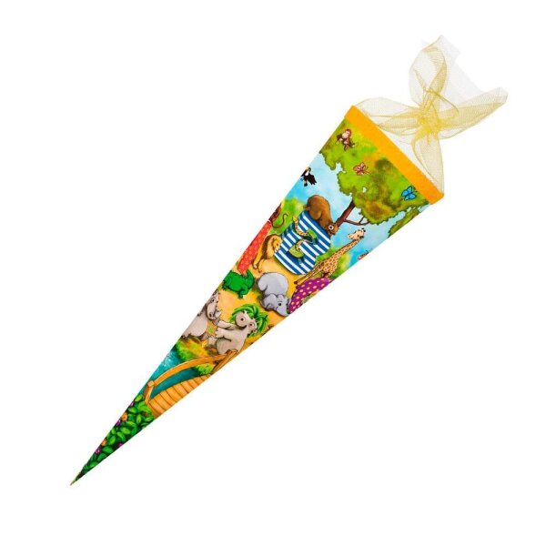 Nestler Tradition in Emotion Schultüte Tier-ABC 35,0 cm mehrfarbig