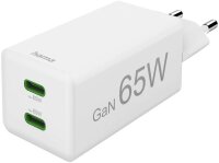 hama GaN-Ladeadapter weiß, 65 Watt