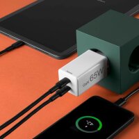 hama GaN-Ladeadapter weiß, 65 Watt