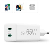 hama GaN-Ladeadapter weiß, 65 Watt