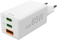 hama GaN-Ladeadapter weiß, 65 Watt