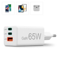 hama GaN-Ladeadapter weiß, 65 Watt