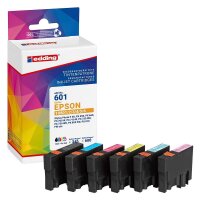 edding EDD-601 schwarz, cyan, magenta, gelb, light cyan,...