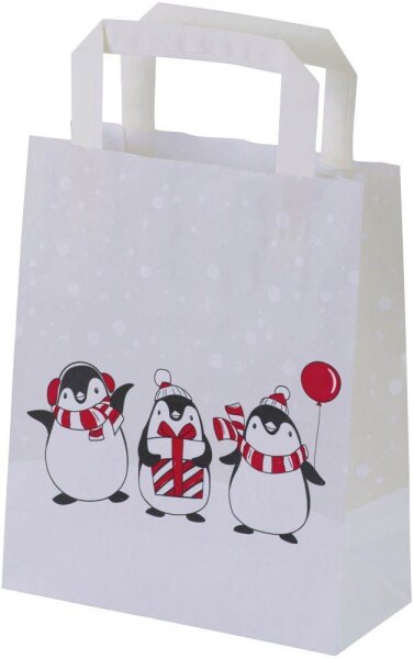 500 VP Geschenktüten Pinguin Motiv 18,0 x 22,0 cm