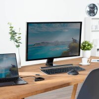 hama USB-Hub 4-fach schwarz