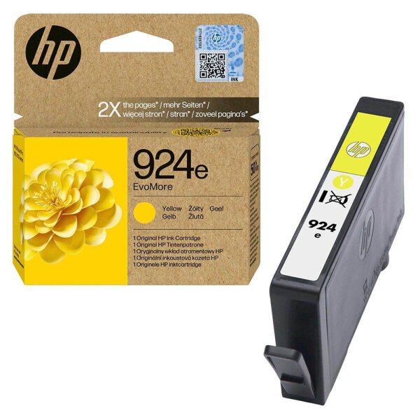 HP 924e(4K0U9NE) gelb Druckerpatrone