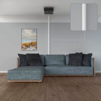 hama eckig Alu Kabelkanal 110,0 cm weiß