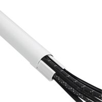 hama halbrund Alu Kabelkanal 110,0 cm weiß
