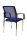 Topstar Besucherstühle BtoB 10 BB290A S18 royalblau Stoff, 2 St.