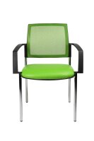 Topstar Besucherstühle BtoB 10 BB290A S05 grün Stoff, 2 St.