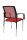 Topstar Besucherstühle BtoB 10 BB290A S01 rot Stoff, 2 St.