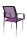 Topstar Besucherstühle BtoB 10 BB290A S07 lila Stoff, 2 St.