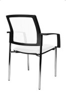 Topstar Besucherstühle BtoB 10 BB290A S03 weiß Stoff, 2 St.