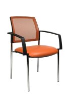 2 Topstar Besucherstühle BtoB 10 BB290A S14 orange...