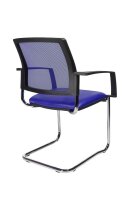 Topstar Besucherstühle BtoB 20 BB490A S18 royalblau Stoff, 2 St.