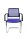 Topstar Besucherstühle BtoB 20 BB490A S18 royalblau Stoff, 2 St.
