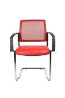 Topstar Besucherstühle BtoB 20 BB490A S01 rot Stoff,...