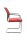 Topstar Besucherstühle BtoB 20 BB490A S01 rot Stoff, 2 St.