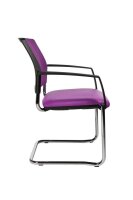 Topstar Besucherstühle BtoB 20 BB490A S07 lila Stoff, 2 St.