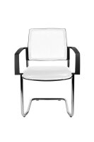 Topstar Besucherstühle BtoB 20 BB490A S03 weiß Stoff, 2 St.