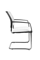 Topstar Besucherstühle BtoB 20 BB490A S03 weiß Stoff, 2 St.