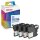 edding EDD-435 schwarz, cyan, magenta, gelb Druckerpatronen kompatibel zu brother LC-1100BK/C/M/Y, 4er-Set