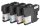 edding EDD-435 schwarz, cyan, magenta, gelb Druckerpatronen kompatibel zu brother LC-1100BK/C/M/Y, 4er-Set