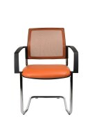 2 Topstar Besucherstühle BtoB 20 BB490A S14 orange...