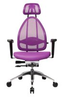 Topstar Bürostuhl Open Art, J1900S07 Stoff lila, Gestell alu