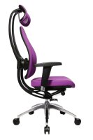 Topstar Bürostuhl Open Art, J1900S07 Stoff lila, Gestell alu