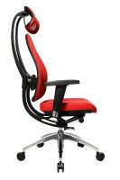 Topstar Bürostuhl Open Art, J1900S01 Stoff rot, Gestell alu