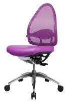 Topstar Bürostuhl Open Base, J4900S07 Stoff lila, Gestell alu