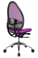 Topstar Bürostuhl Open Base, J4900S07 Stoff lila, Gestell alu
