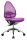 Topstar Bürostuhl Open Base, J4900S07 Stoff lila, Gestell alu