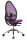 Topstar Bürostuhl Open Base, J4900S07 Stoff lila, Gestell alu