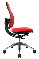 Topstar Bürostuhl Open Base, J4900S01 Stoff rot, Gestell alu