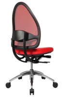 Topstar Bürostuhl Open Base, J4900S01 Stoff rot, Gestell alu