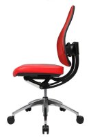 Topstar Bürostuhl Open Base, J4900S01 Stoff rot, Gestell alu