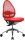 Topstar Bürostuhl Open Base, J4900S01 Stoff rot, Gestell alu