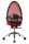 Topstar Bürostuhl Open Base, J4900S01 Stoff rot, Gestell alu