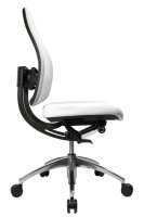 Topstar Bürostuhl Open Base, J4900S03 Stoff weiß, Gestell alu