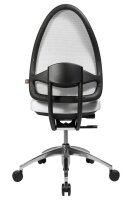 Topstar Bürostuhl Open Base, J4900S03 Stoff weiß, Gestell alu